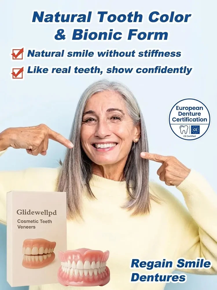 Ends Today: 76% OFF! 🦷[Epic Upgrade] Premium Full Cover Dentures🦷