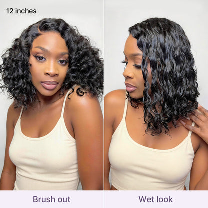 🔥🔥Ready-to-Wear Glueless Curly Bob Wig