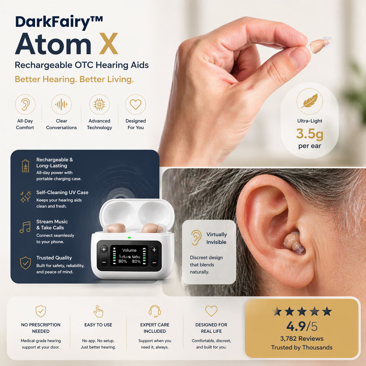 🔥 Final 1 Hours : DarkFairy™ Atom X Smart Hearing Aids — Hear Clearly, Feel Confident Again 💖