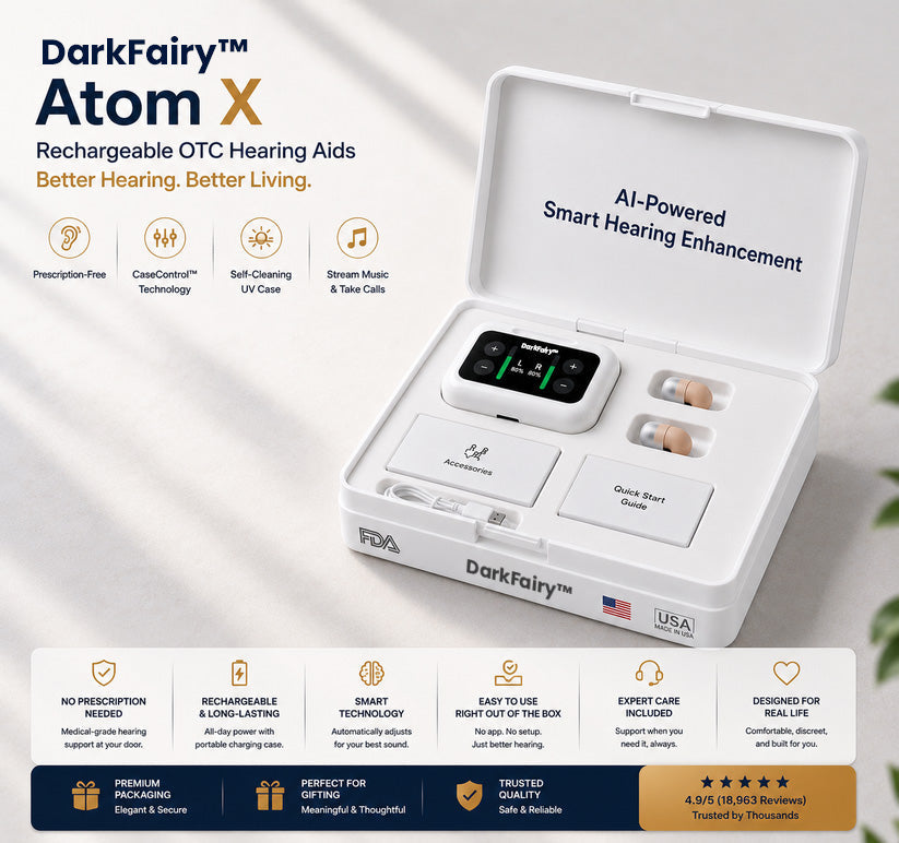🔥 Final 1 Hours : DarkFairy™ Atom X Smart Hearing Aids — Hear Clearly, Feel Confident Again 💖