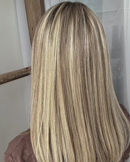 Human Hair Topper with Bangs | Hair Piece for Thinning Hair